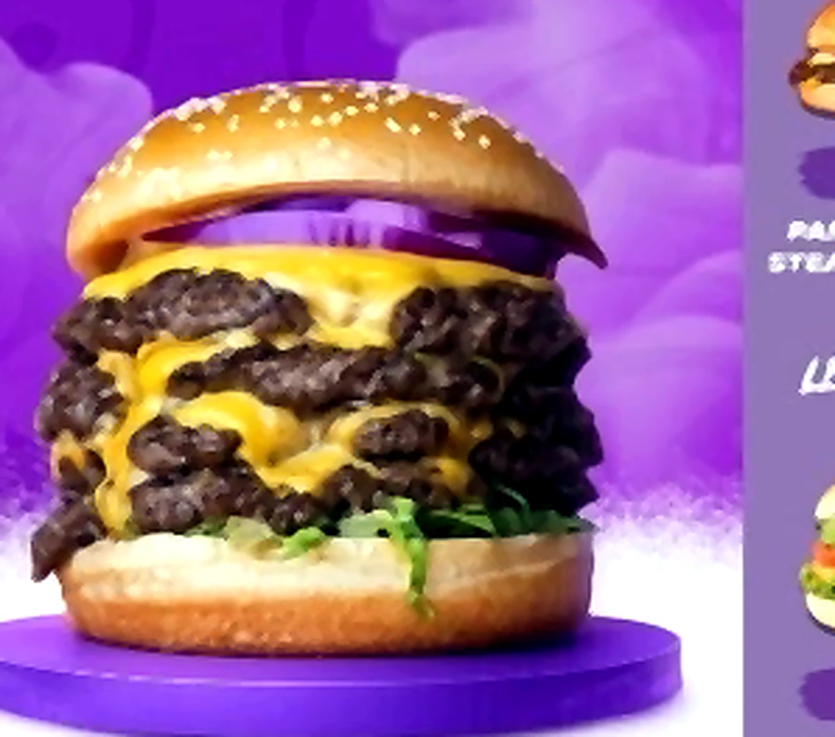 Smash burger gourmand Smash & Box La Rochelle